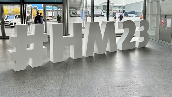 Hannover Messe 2023 entrance photo op