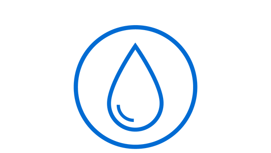 Icon representing water
