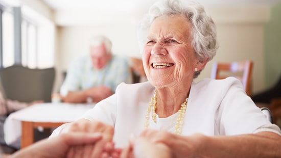 Long Term Care Resident Smiling