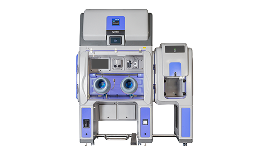 Bioquell's QUBE front view with side attachment.